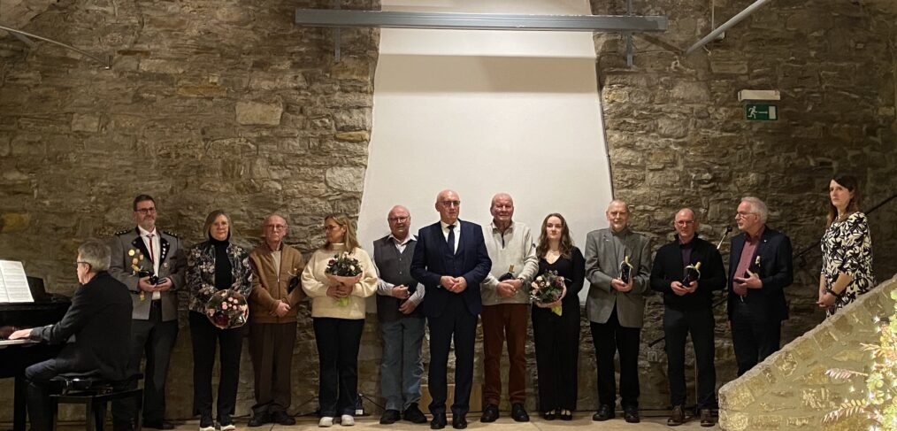 Alle vom Markt Giebelstadt für ihr ehrenamtliches Engagement Geehrten.